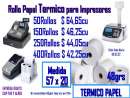 haz click para ver mas detalles de  PAPEL TERMICO EN ROLLO 57X20 FABRICACION 